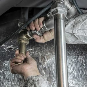 réparation évier, siphon